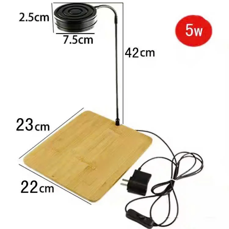 ⭐️Đèn LED Cây Kèm Đế Gỗ 5W – Đèn Chuyên Dụng Cho Terrarium, Bonsai Và Bể Thủy Sinh Mini