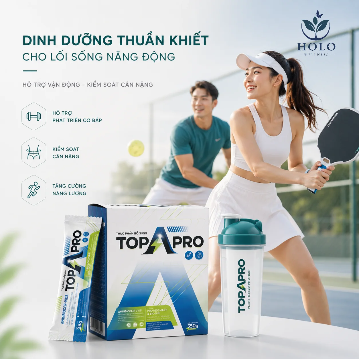 [MỚI] Sữa Hạt Dinh Dưỡng Top A Pro – Phục Hồi Năng Lượng, Tăng Cường Đề Kháng (Hộp 350g/14 gói)